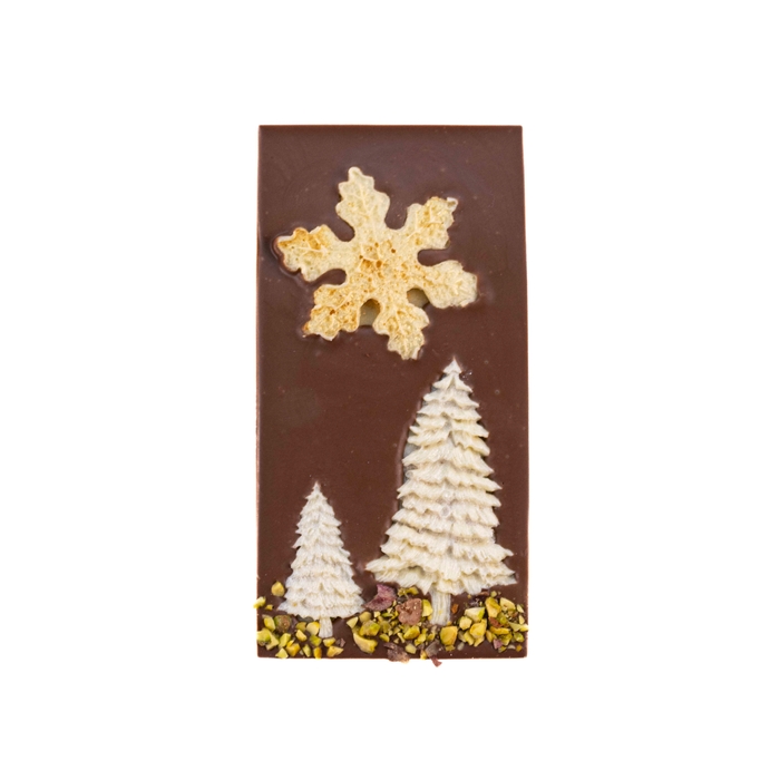 Sjokoladeplate 01 | Søt julehilsen | Kjøbmandsgaarden Chocolate