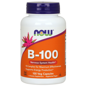NOW Foods Vit B-100, 100 веган капс