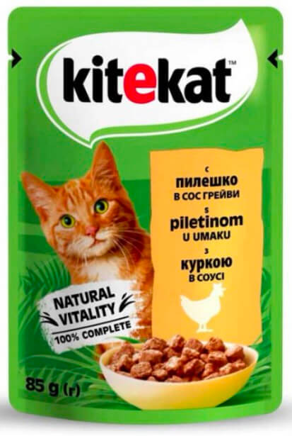 Кітікет  пауч з Куркою в соусі 85г