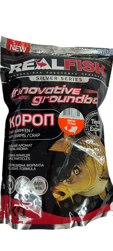 Прикормка REAL FISH " Короп " Кисла Груша