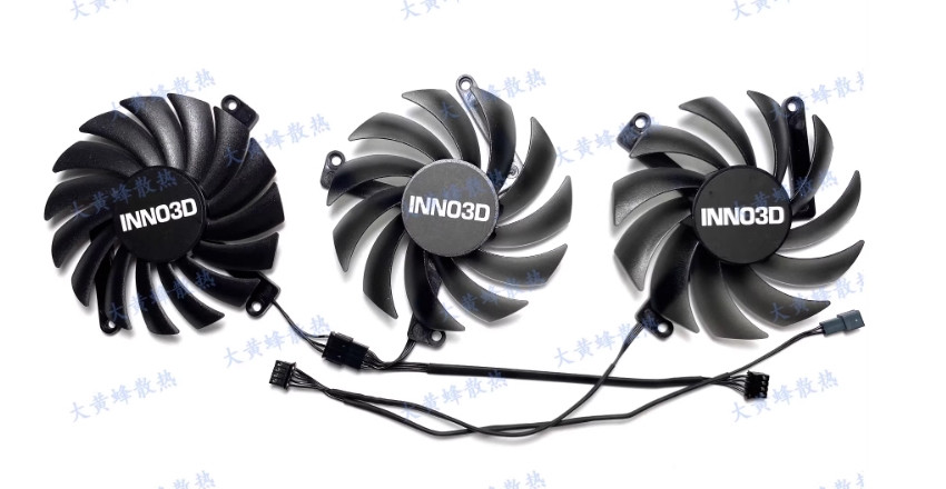 Вентилятор відеокарти INNO3D RTX4070 4070ti X3 CF-12910S/CF-12915S