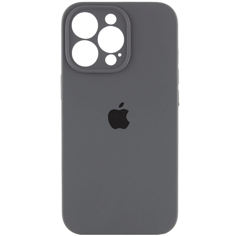 Чохол Silicone case full for iPhone 14 pro max grey
