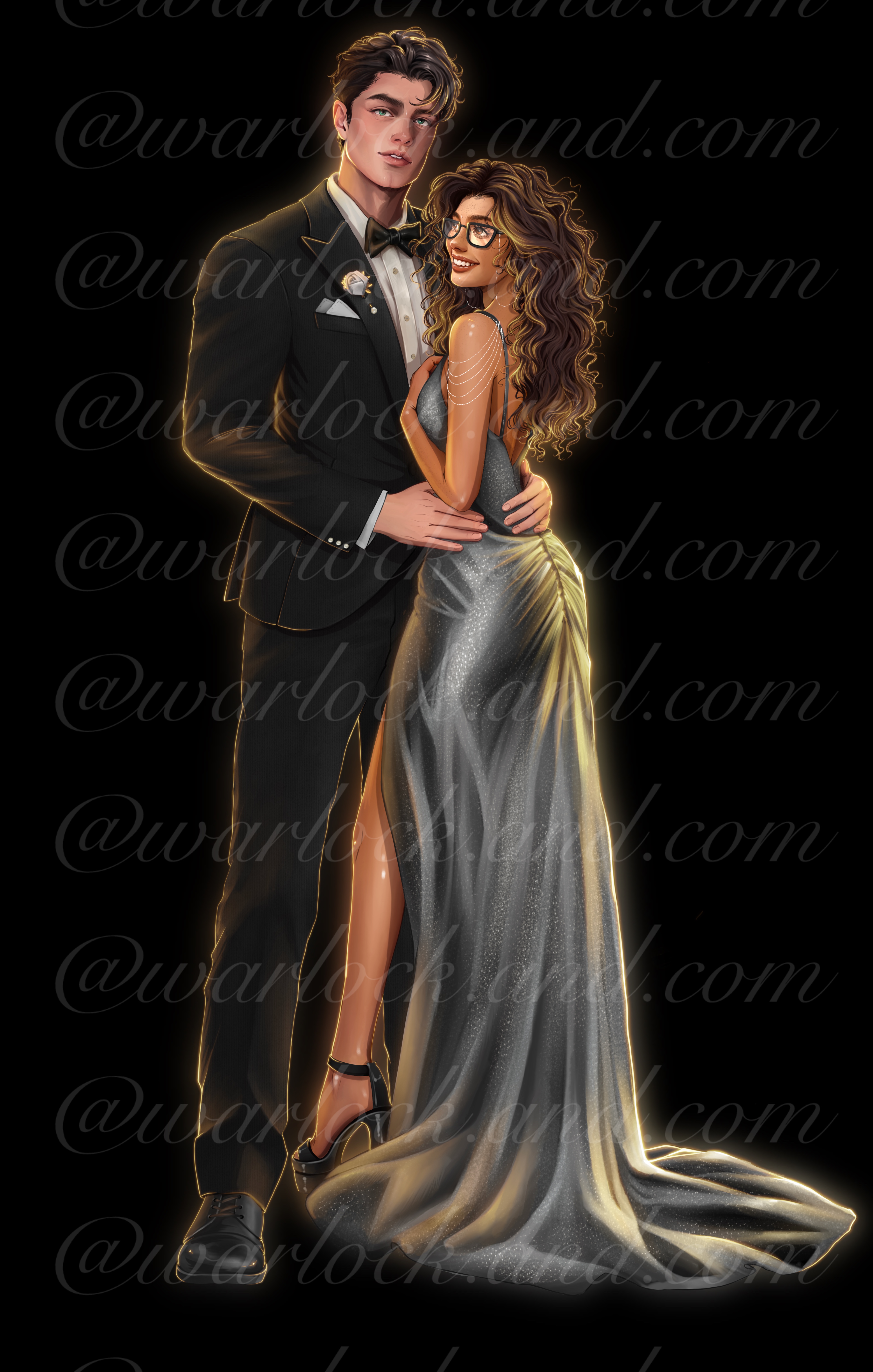 Акрилова фігурка Вілл та Еморі Nightfall