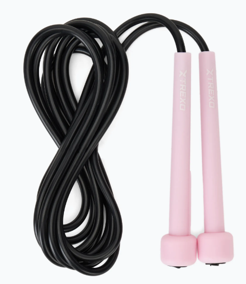 Скакалка рожева для боксу 275 cm