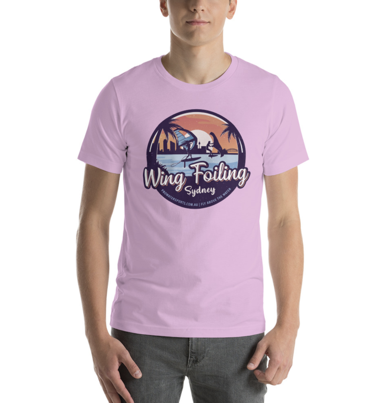 Sydney Wingfoiler Team Shirt, Lilac