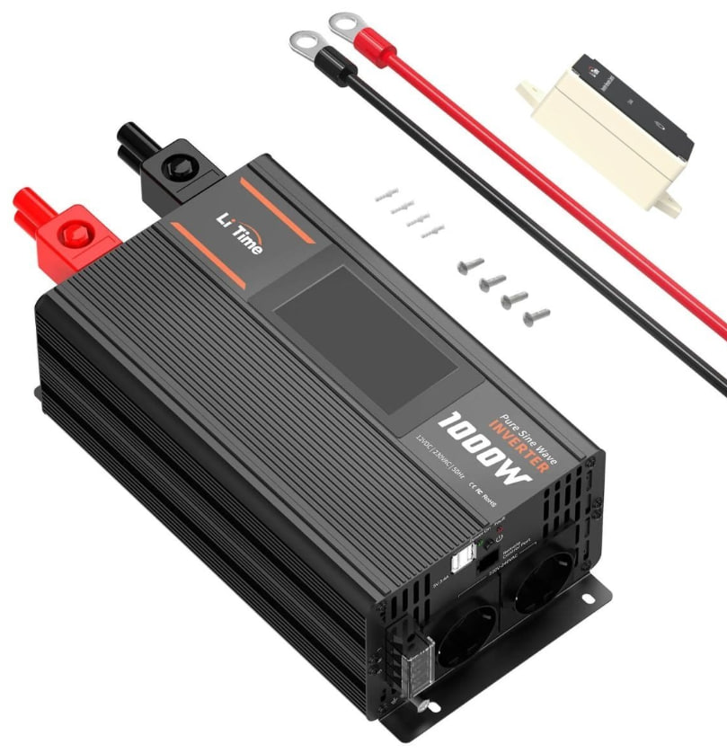 Інвертор з чистою синусоїдою LiTimе L12V1KW-EN-D (1000Вт/12В)