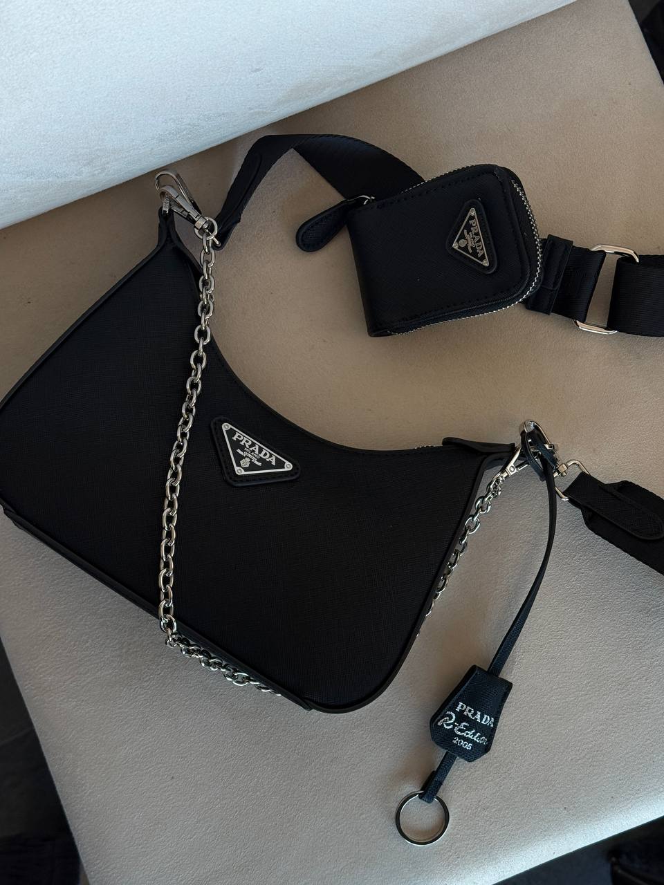 Prada Re-Edition 2005 Saffiano Leather Bag