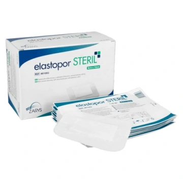 8×10см.Elastopor Steril пов'язка для закриття ран з абсорбуючою подушечкою 1шт.