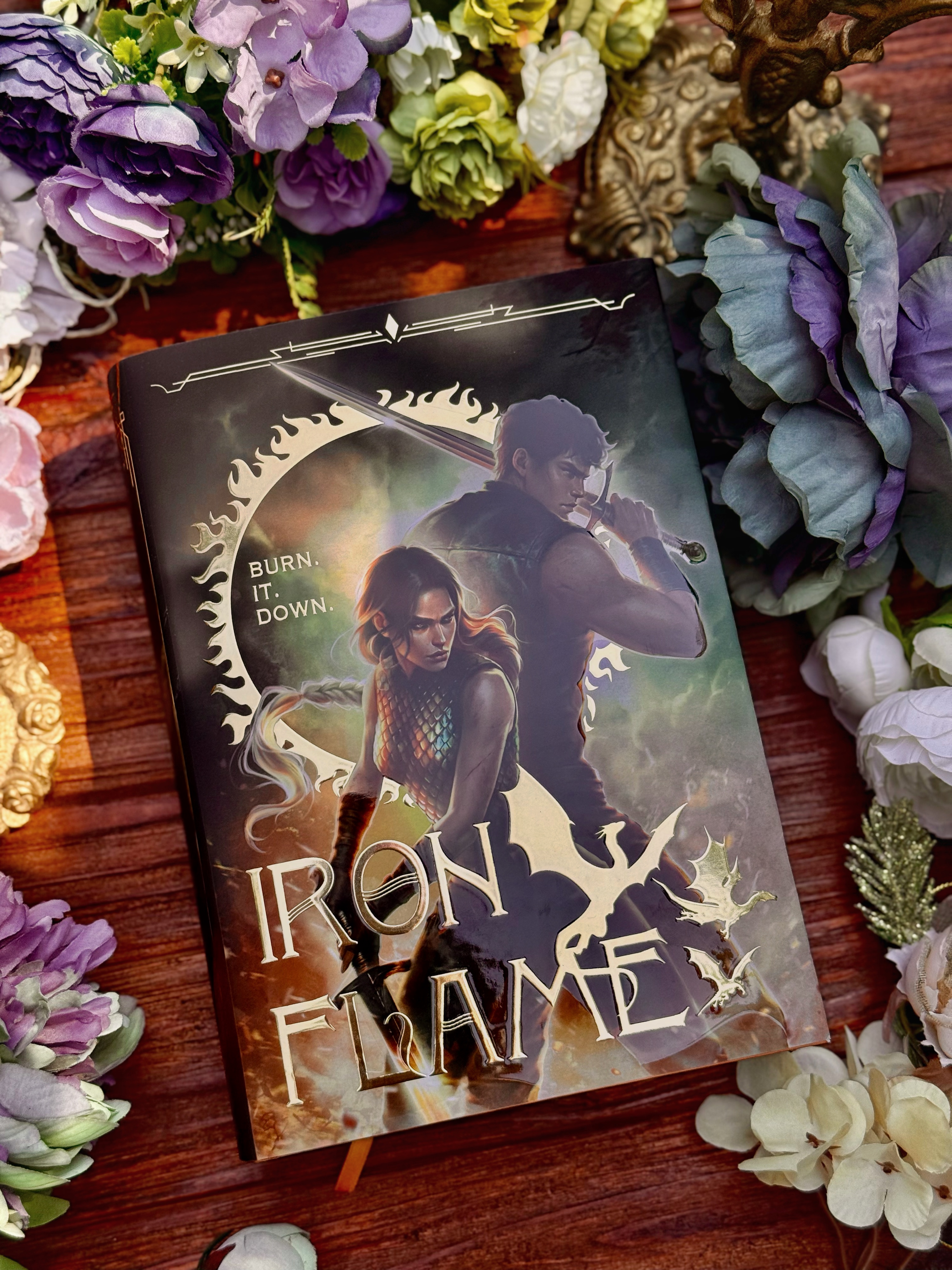 Суперобкладинка "Iron Flame" inspired
