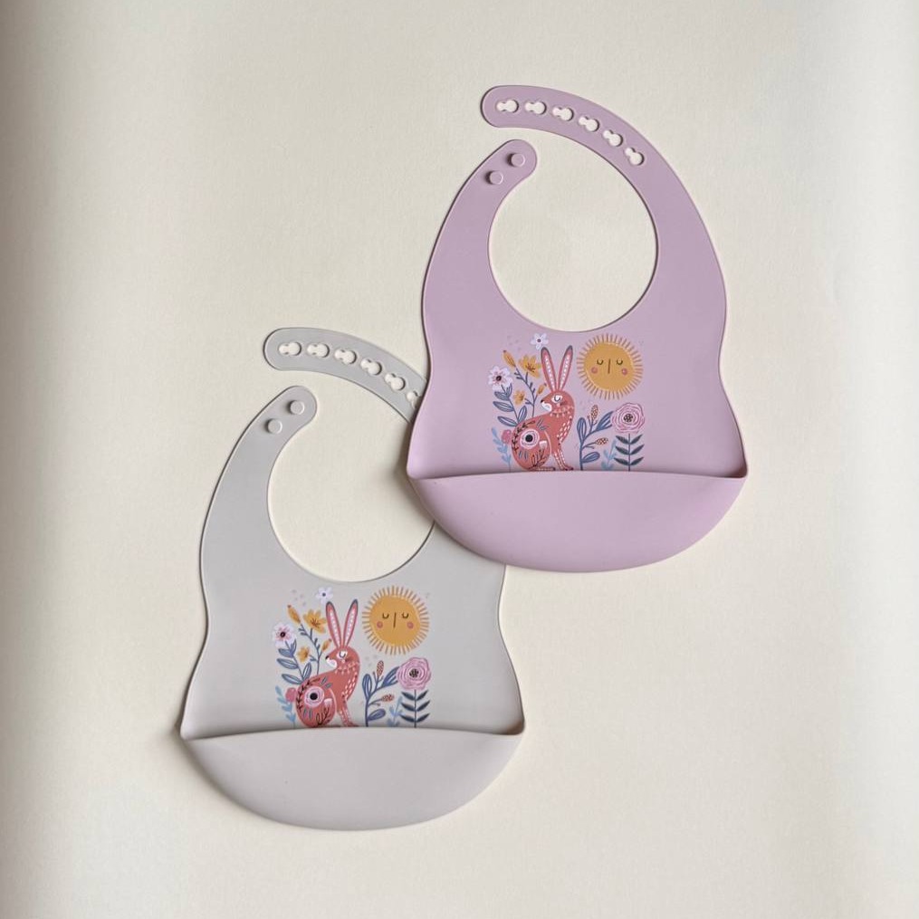 Силіконовий нагрудник принт 