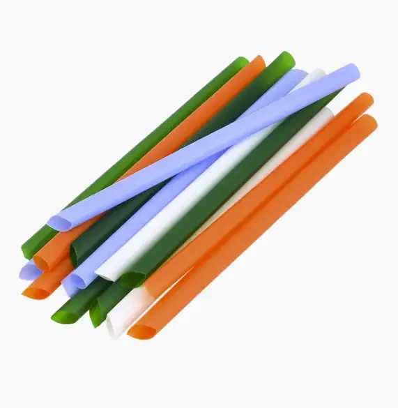 Трубочки BUBBLE TEA Мікс косі, упаковка 250 шт