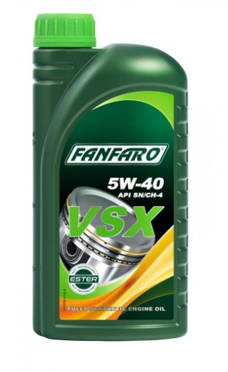 Моторна  олива синтетична Fanfaro 5W40 VSX,1л