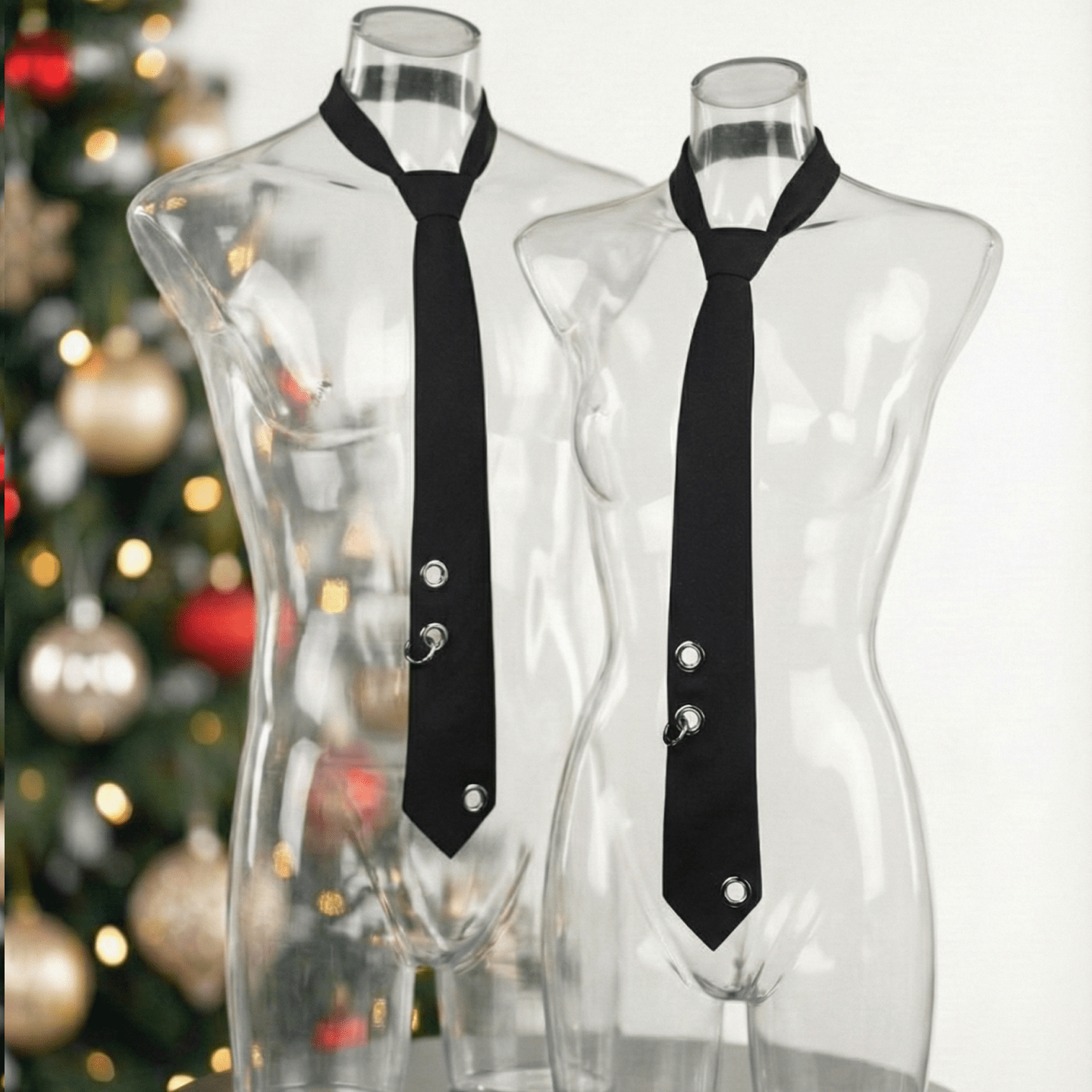 Краватка з металевою фурнітурою