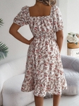 Women's Floral Ruffle Hem Summer Dress | Cute Summer Sundress
