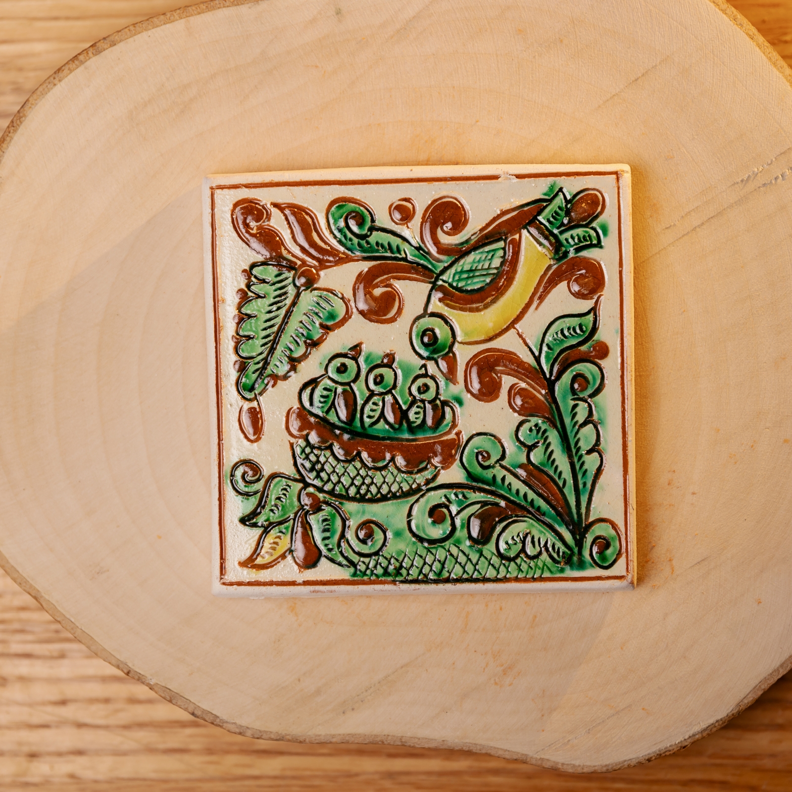 Плиточка для декору, 10*10 см