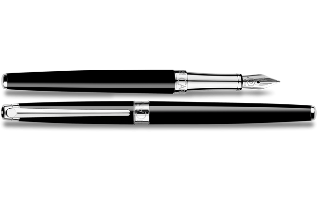 Пір'яна ручка LÉMAN™ SLIM Ebony Black