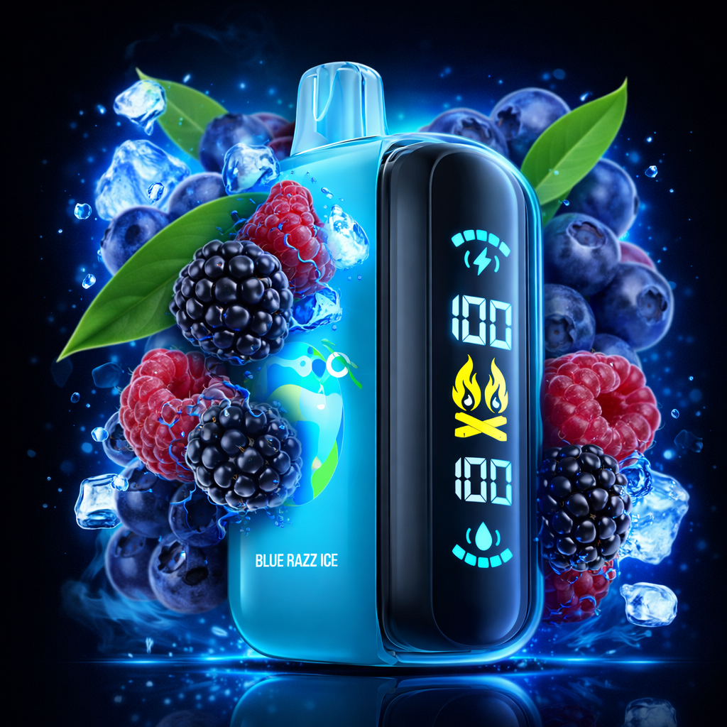 Ельф RAYA D3 25000 Blue Razz Ice (Свіжі Ягоди Лід)