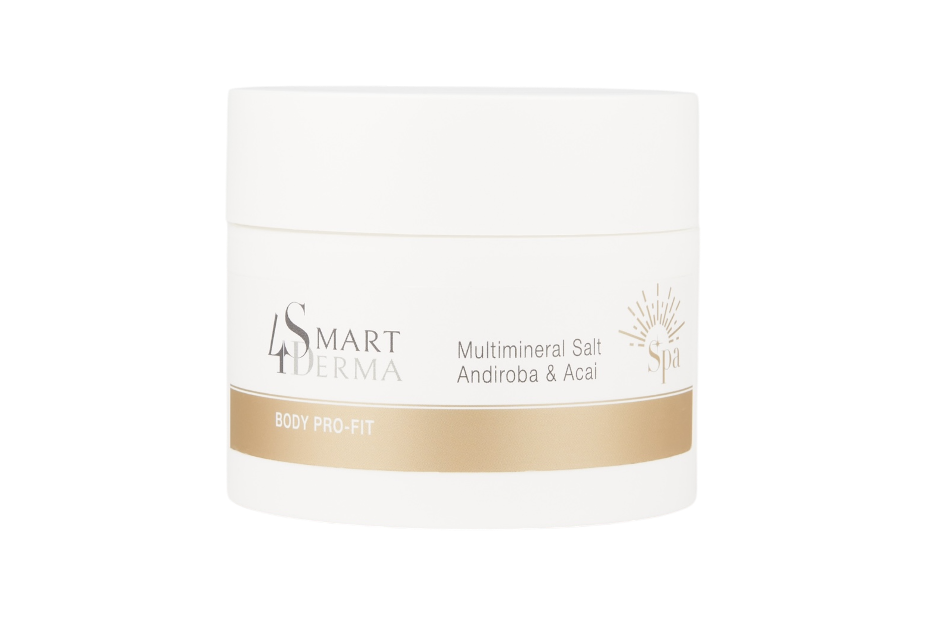 Мультимінеральна сіль для рук і тіла з олією андироби та асаї Smart4Derma Multimineral Salt Andiroba & Acai