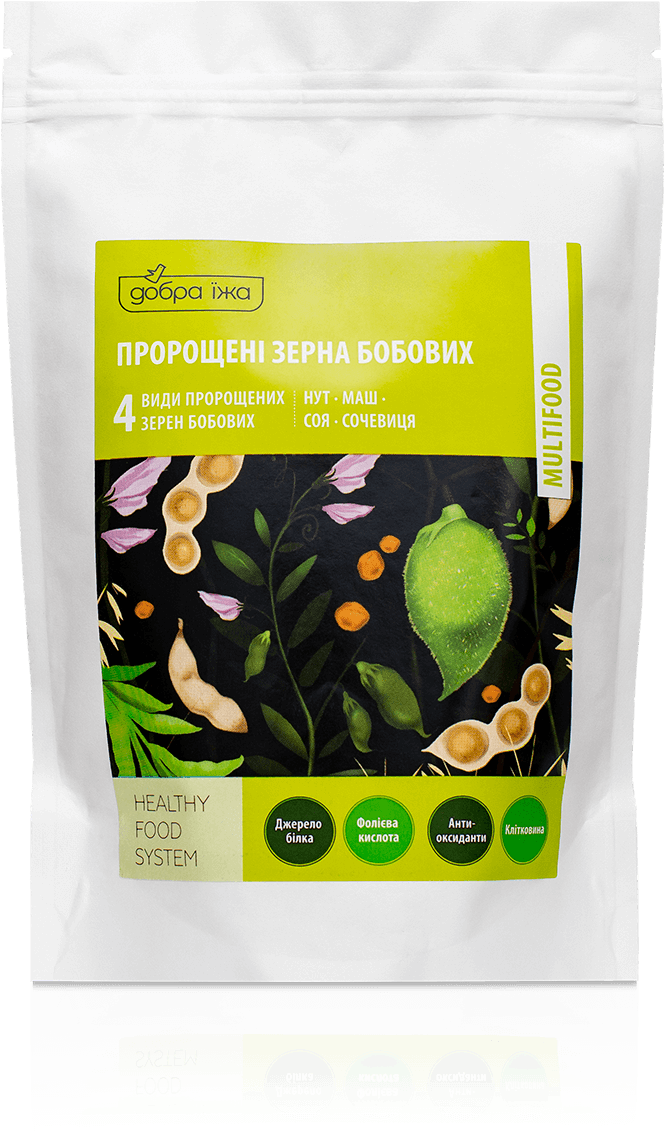 Пророщені зерна бобових (150 г)
