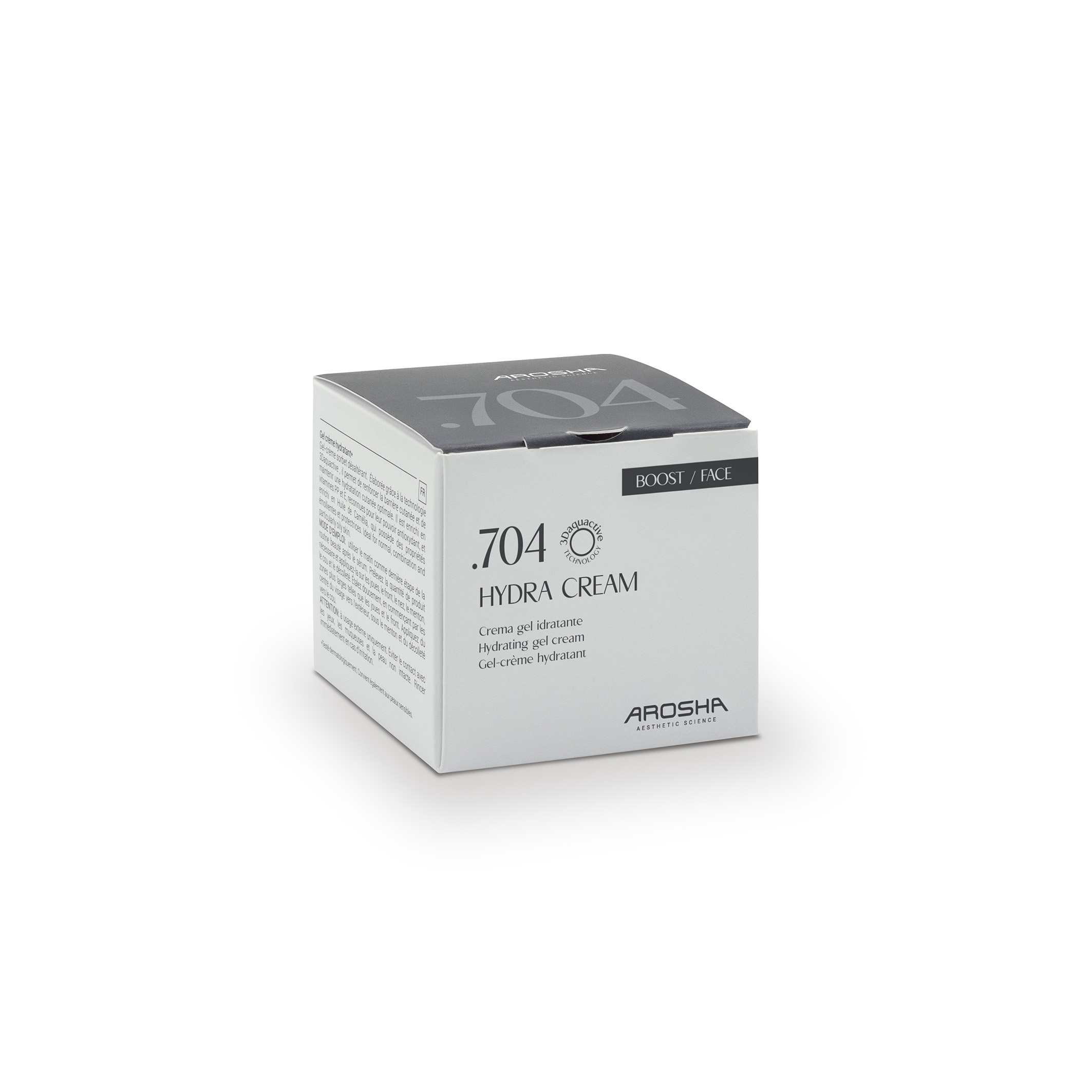 Зволожувальний гель-крем для обличчя AROSHA .704 HYDRA CREAM, 50 мл