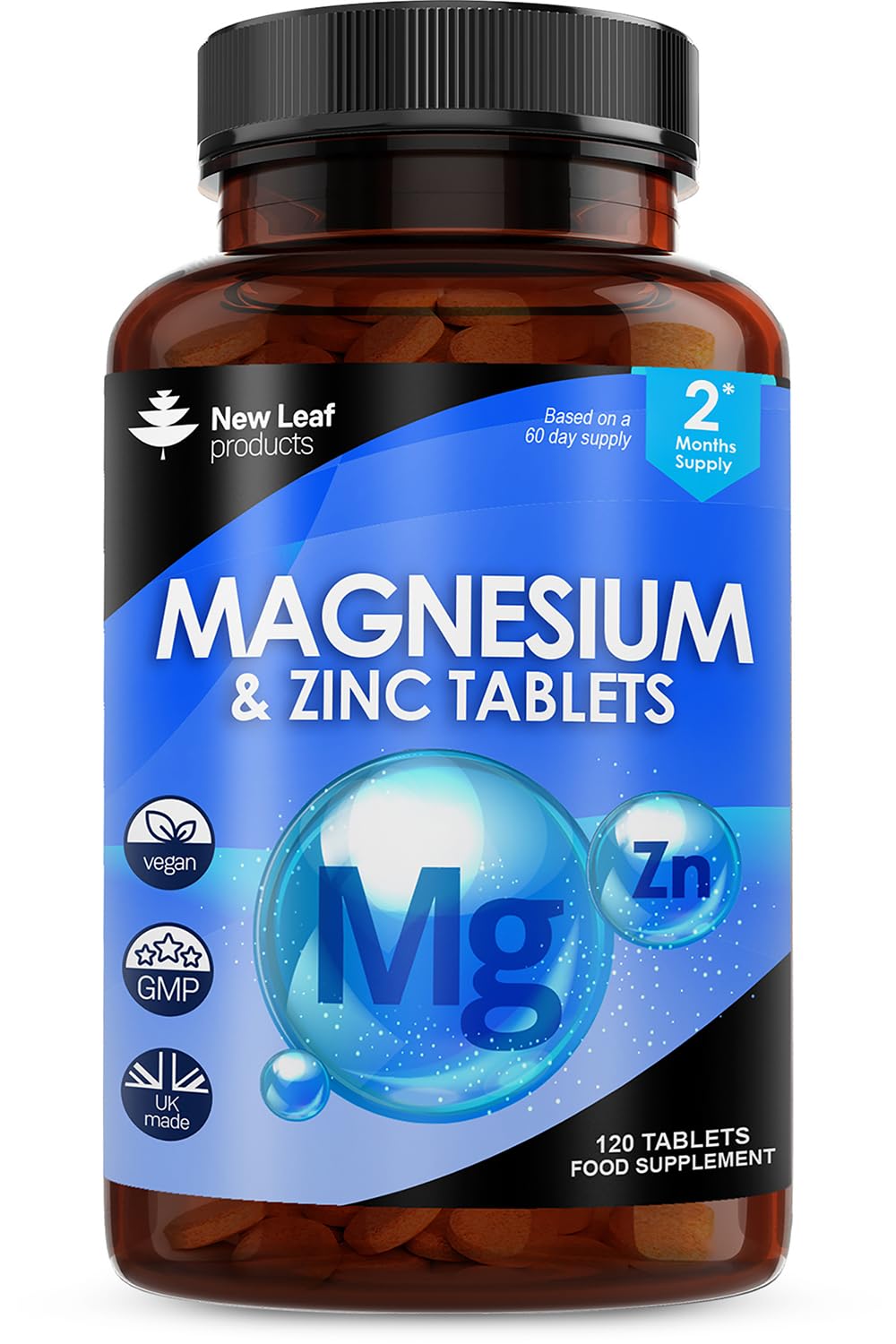 Magnesium & Zinc Tablets 120t