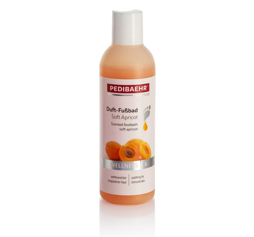 Вітамінна фруктова ванночка для рук та ніг з екстрактом абрикосу PediBaehr Wellness Soft Apricot, 200 мл