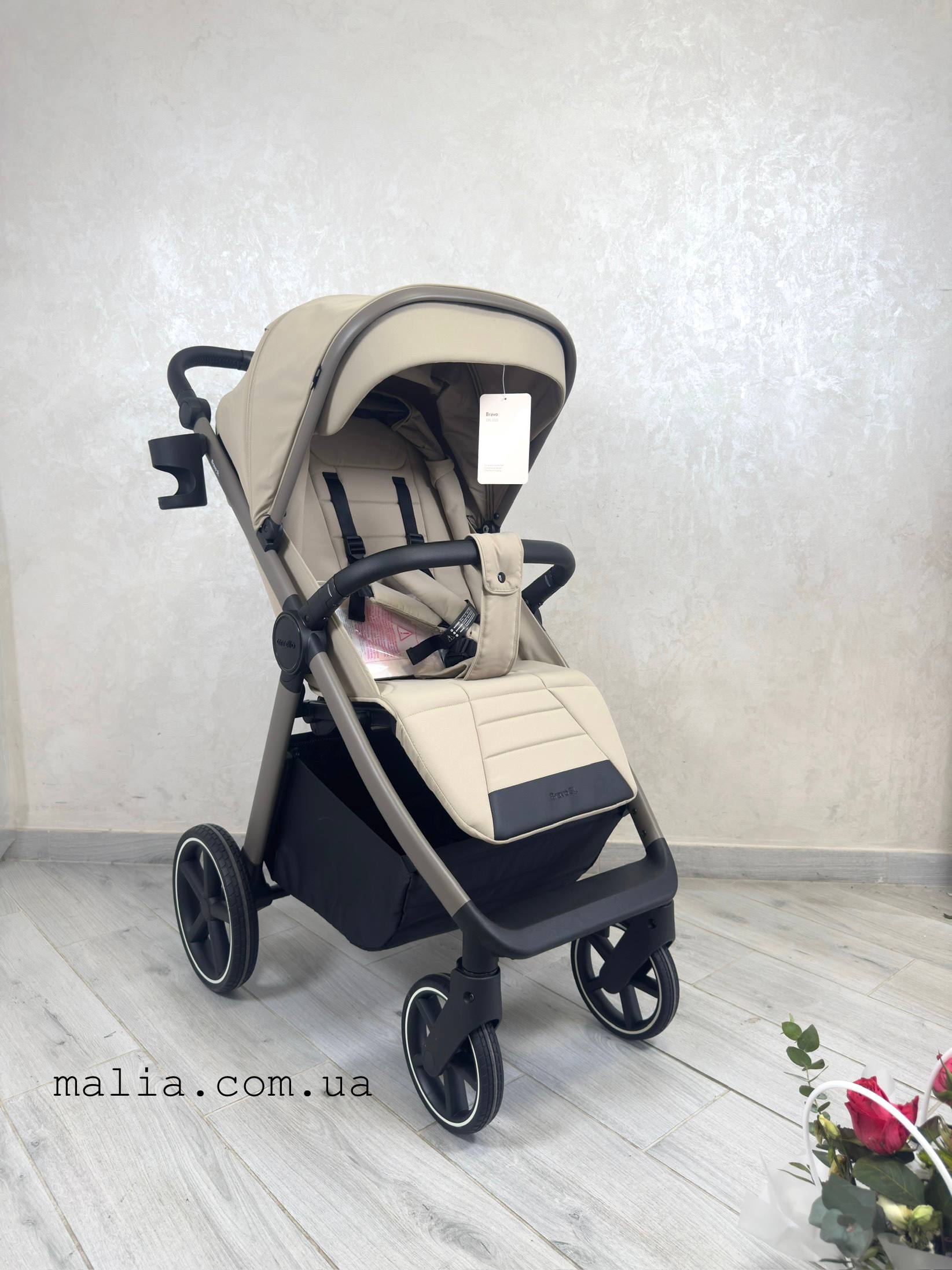 Коляска прогулянкова Carrello Bravo SL Deluxe CRL-5520 Shale Beige
