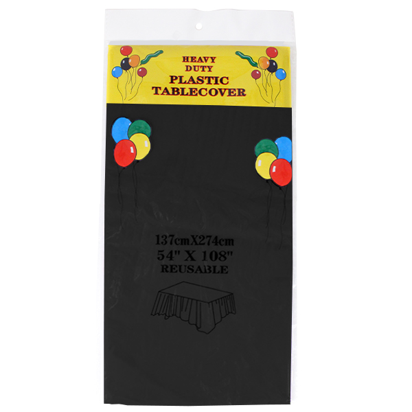 Скатертина чорна 137*183 см