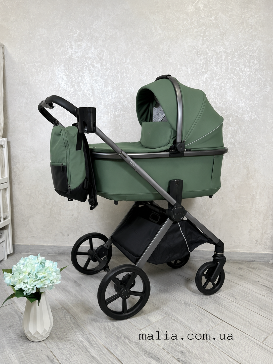 Коляска універсальна 2в1 El Camino ELLE ME 1221 Green