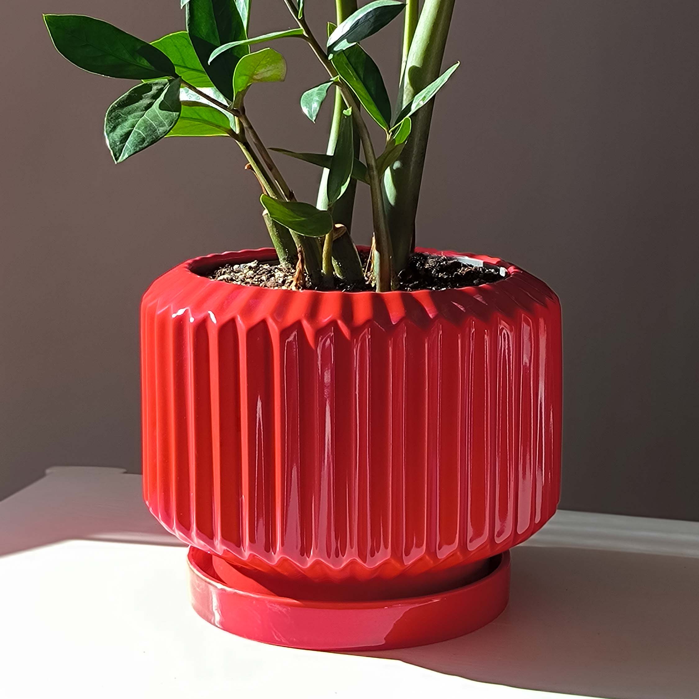 Горщик керамічний Барбарис 4,1 л Червоний p285