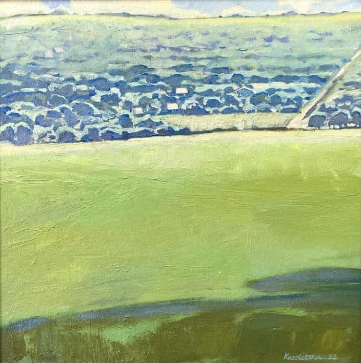 Morning, 2022, 40x40 sm, oil on canvas