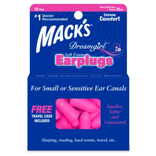 Пінні беруші для сну Mack's Safe Sound Dreamgirl 10 пар рожевого кольору