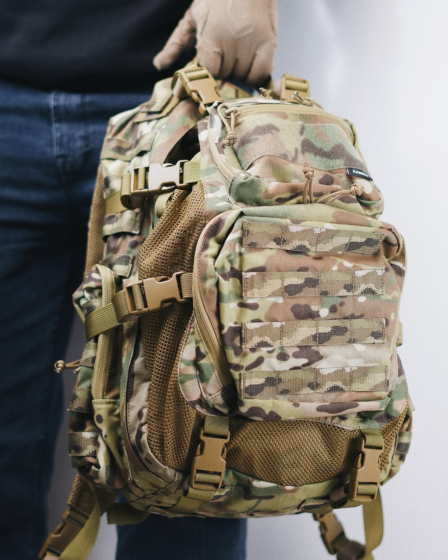 Штурмовий тактичний модульний рюкзак "NTR 35L" від українського бренду "KAMBER".