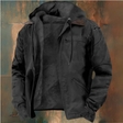 Men’s Hooded Fleece Jacket With Pockets | Warm Winter Coat For Men
