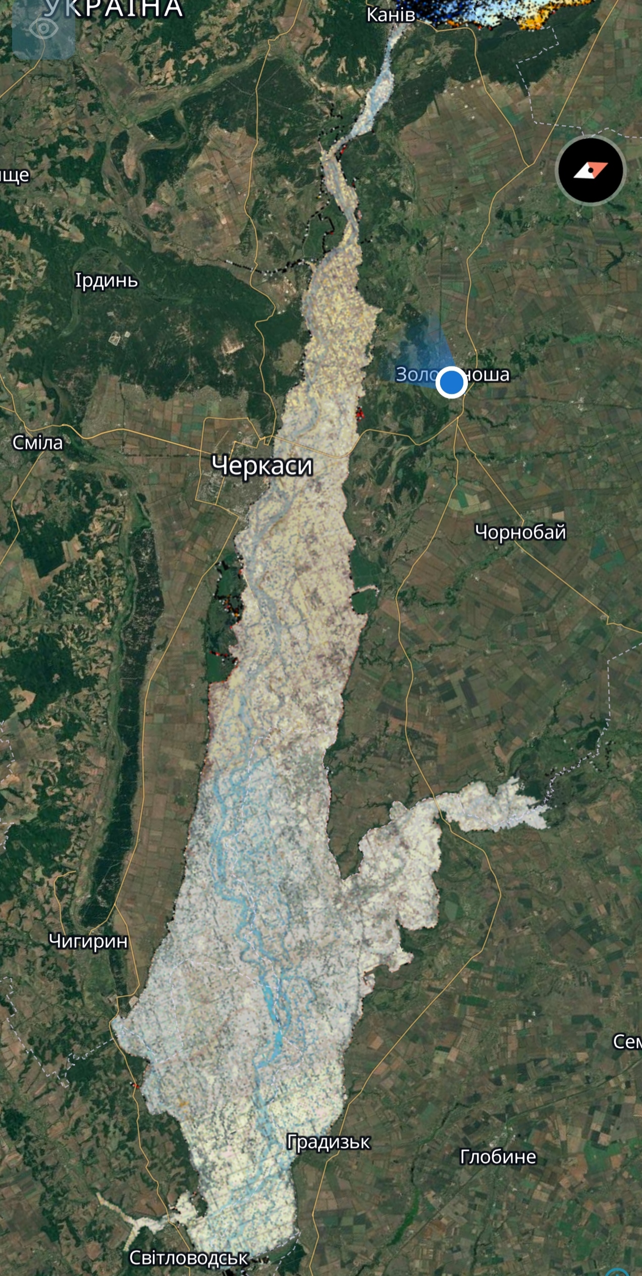 Кременчуцьке Водосховище (До Затоплення) 
