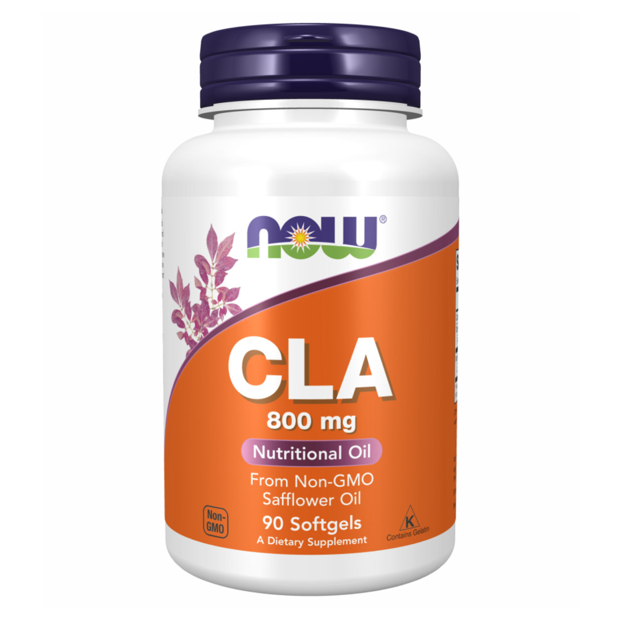 NOW Foods, кон’югована лінолева кислота, CLA 800 мг - 90 софтгелевих капсул
