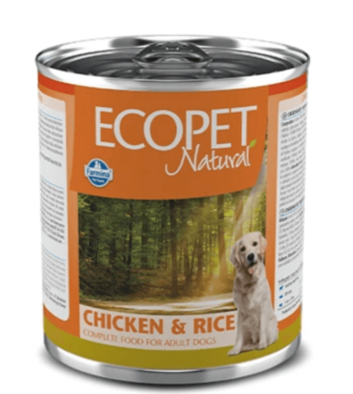 Фарміна дог волог ECOPET NATURAL DOG CHICKEN & RICE з куркою, 300 г 06008