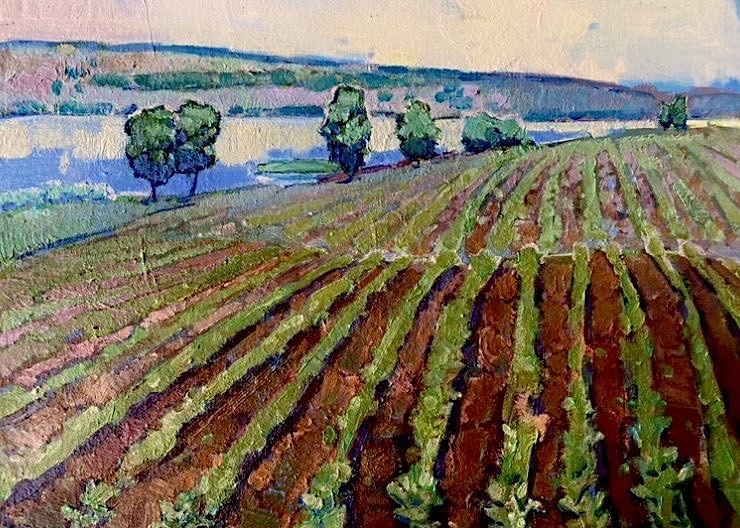 Spring day, 2022, 30х40 sm, oil, canvas on cardboard