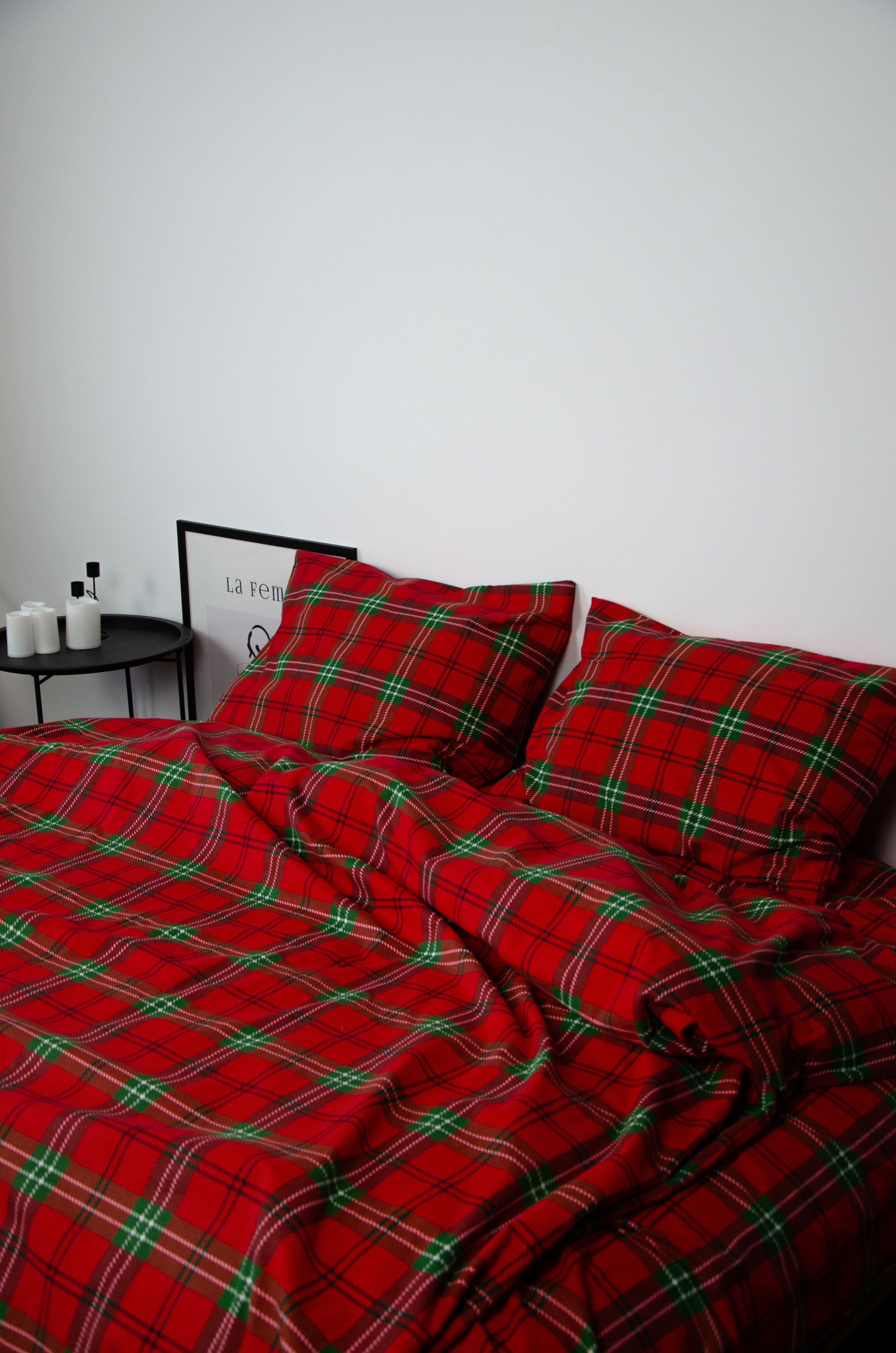 Постільний комплект Фланель преміум Шотландка