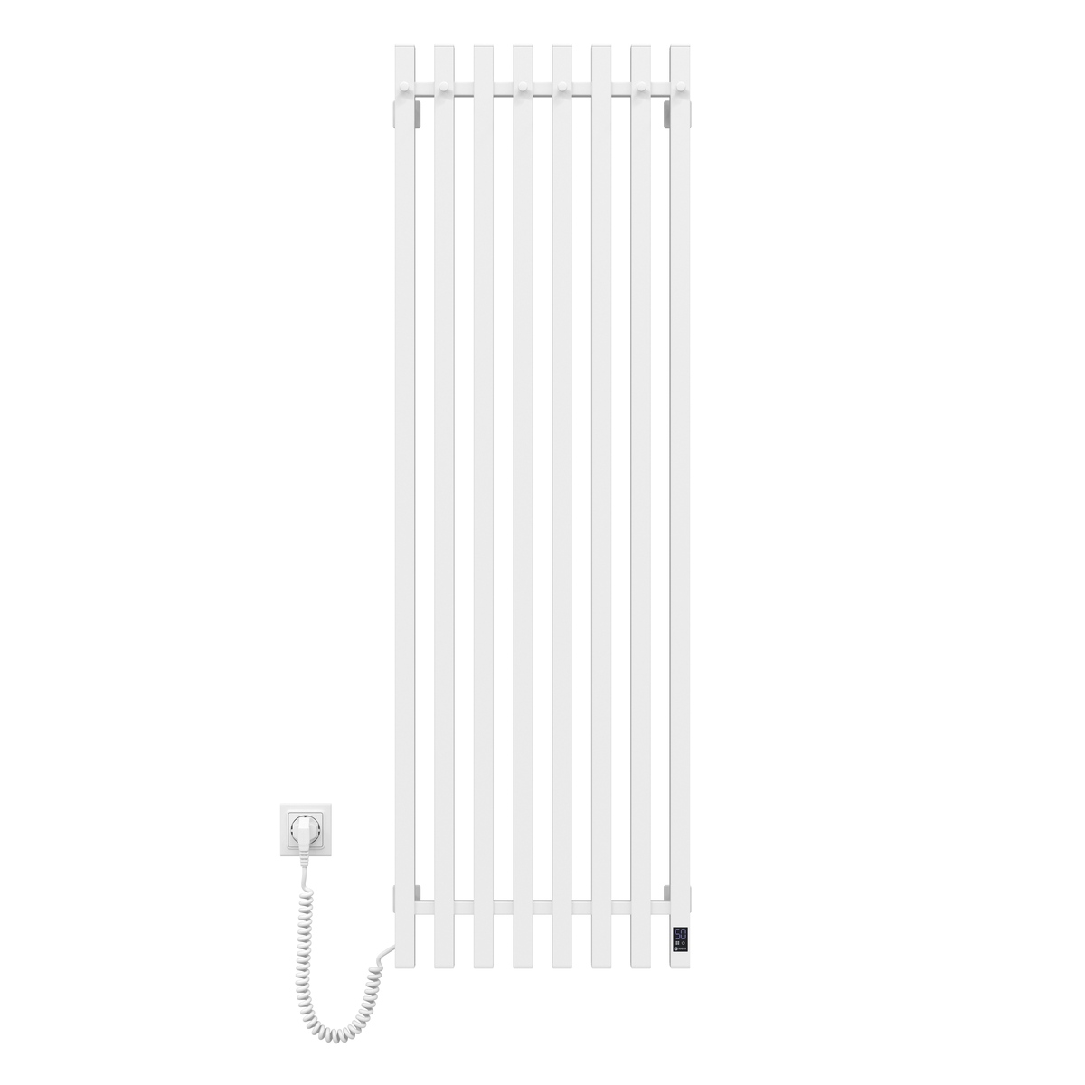 Рушникосушка електрична NAVIN Levante 450×1400 Sensor ліва з Wi-Fi, білий оксамит