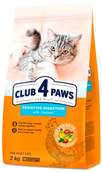 Клуб 4 лапи Premium сухий Чутливе травлення для котів 2 кг