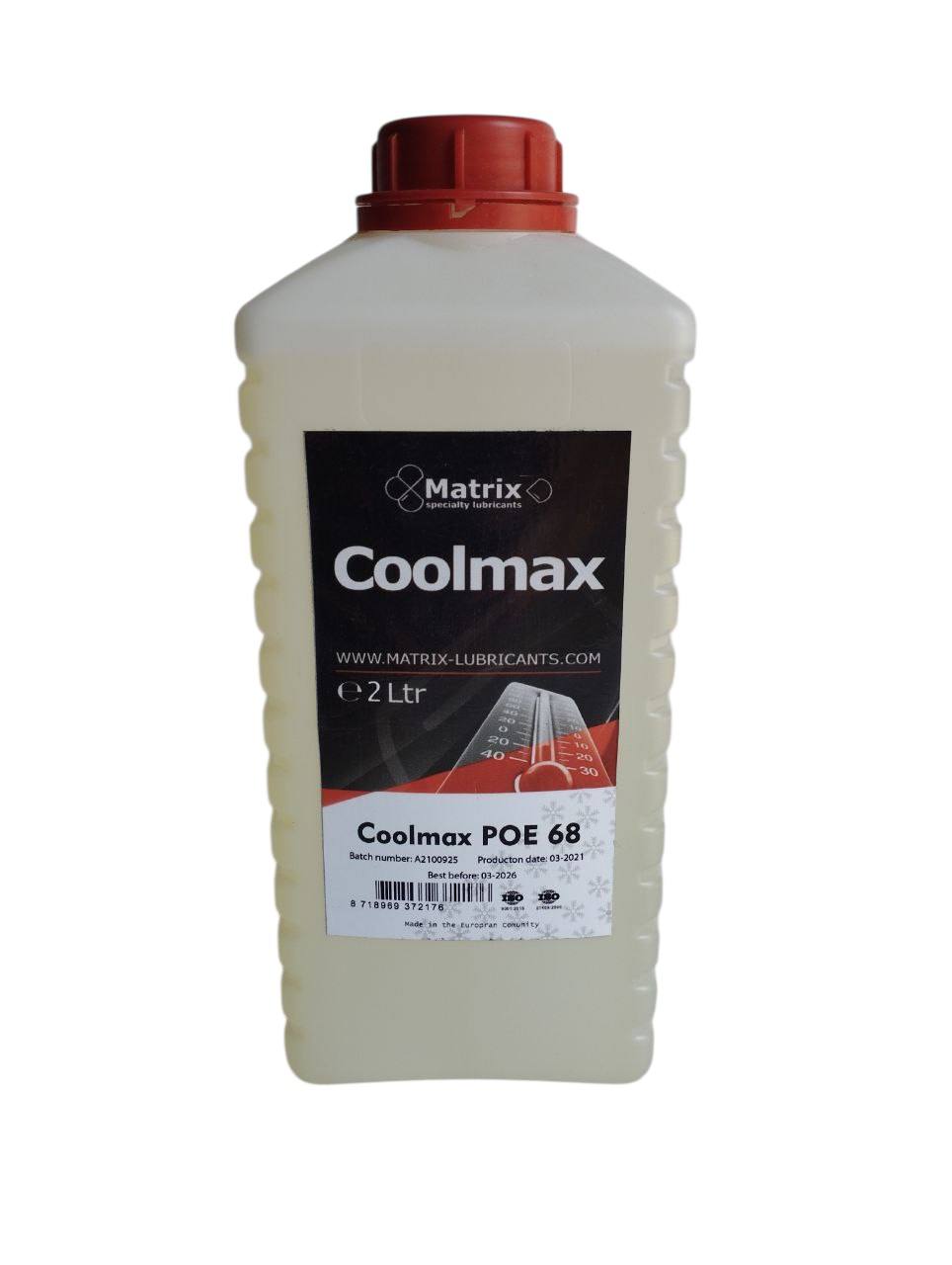 POE 68 2л  Синтетичне масло холодильне Matrix Coolmax