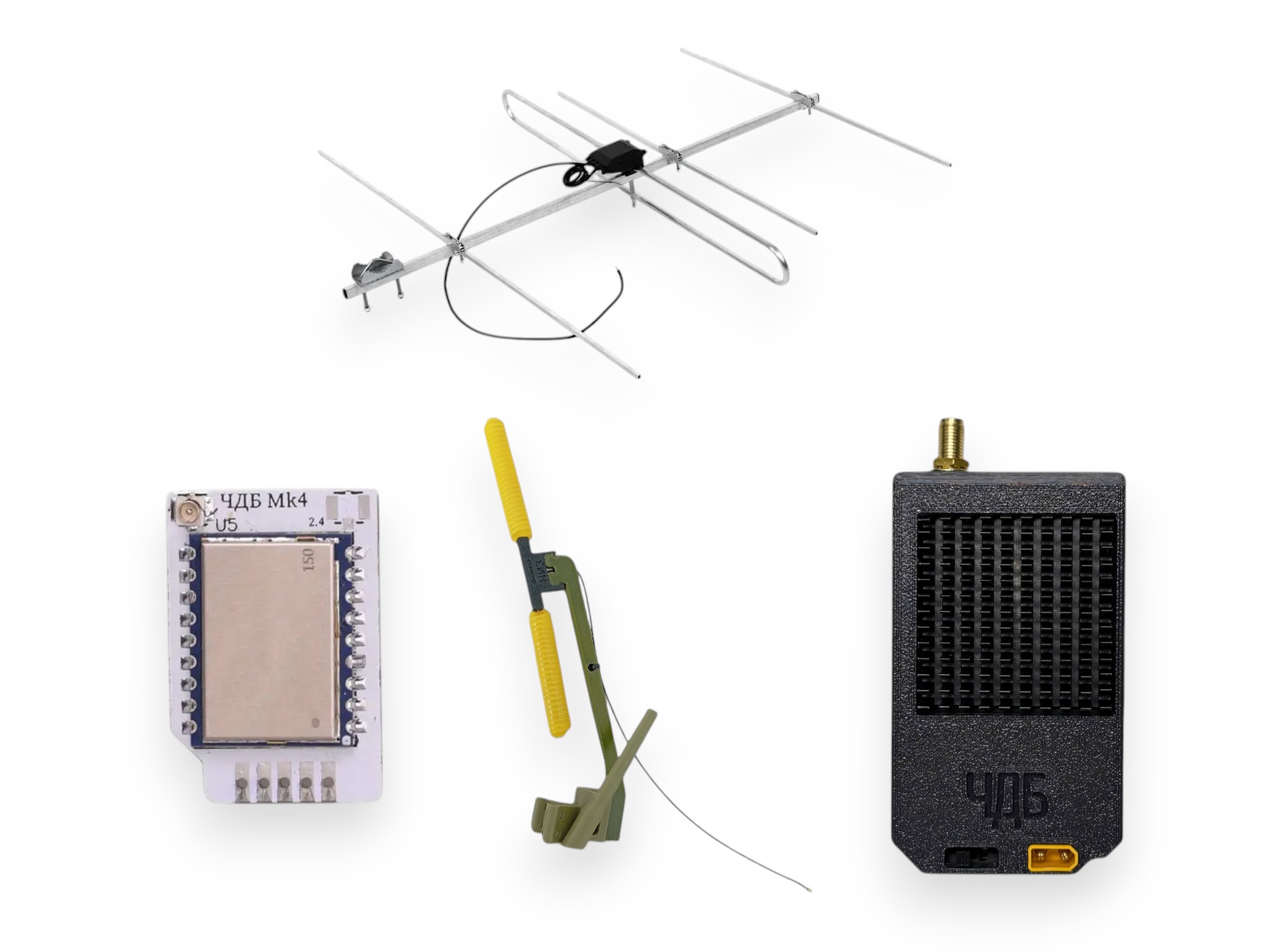 ЧДБ Система радіокерування БпЛА/НРК ТX+RX 150 МГц