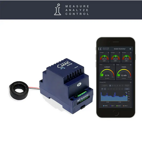 Розумний лічильник електроенергії c WiFi D101, однофазний