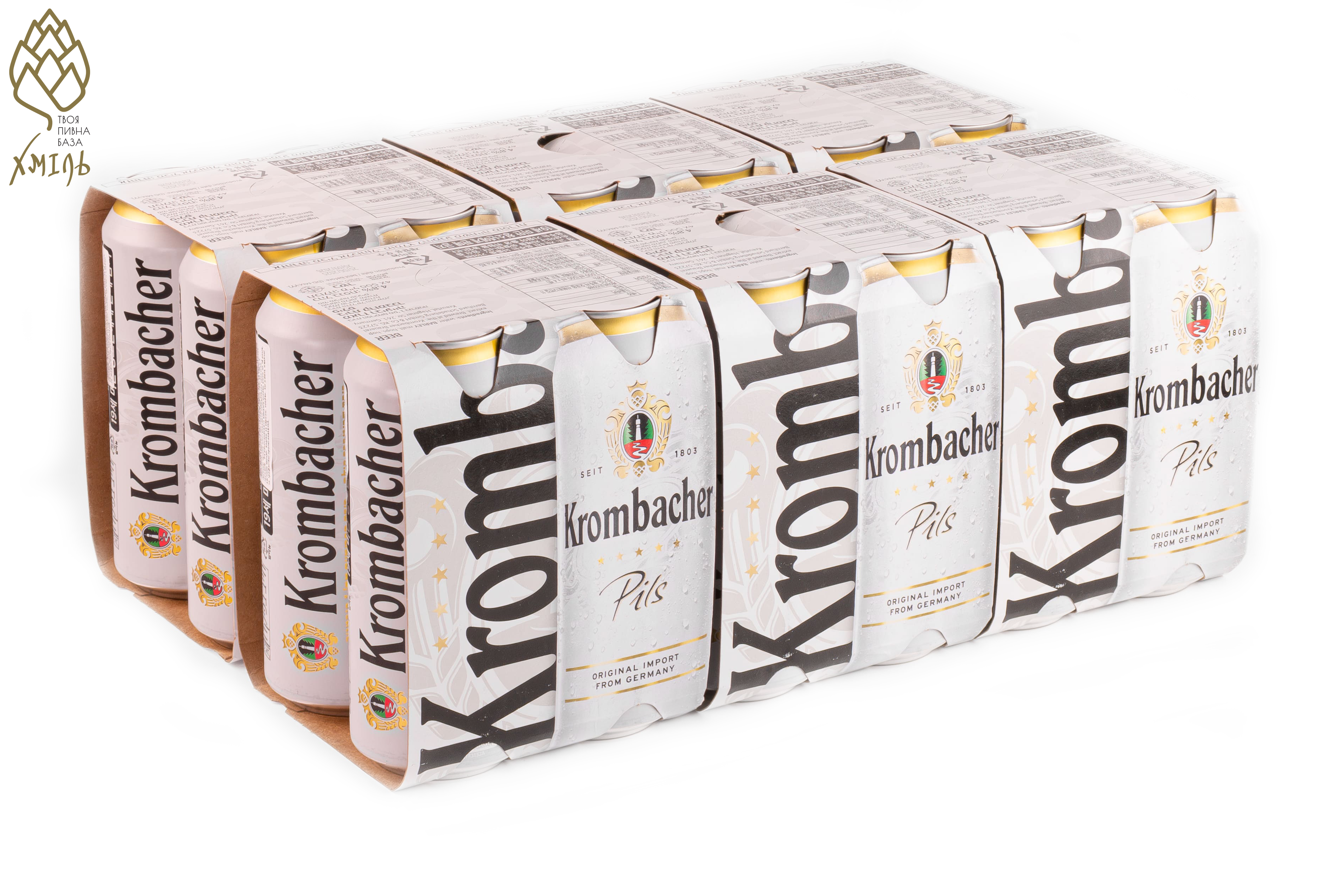 Пиво Кромбахер Pils 0,5 ж/б (24 шт/уп)