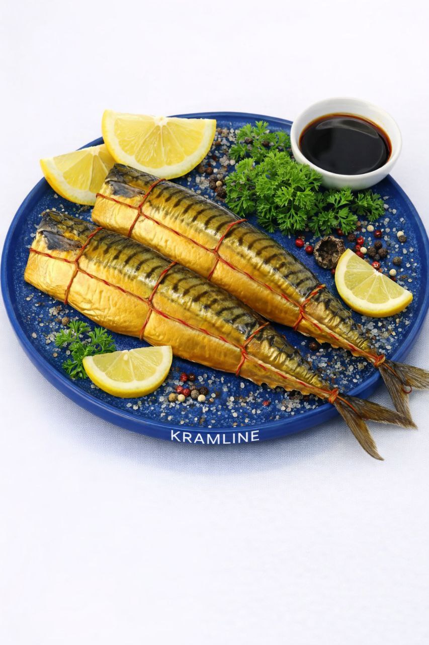 Скумбрія гарячого копчення,фасована
