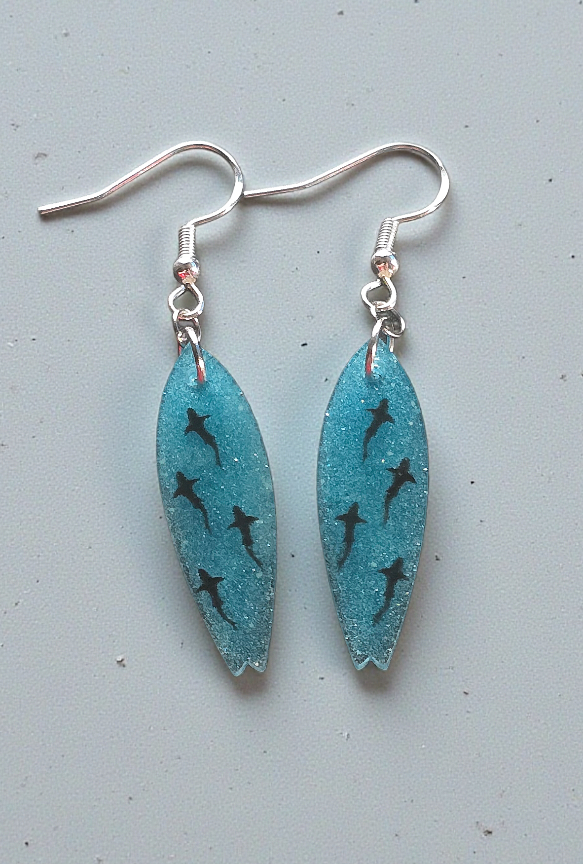 Bioluminescent Shark Earrings