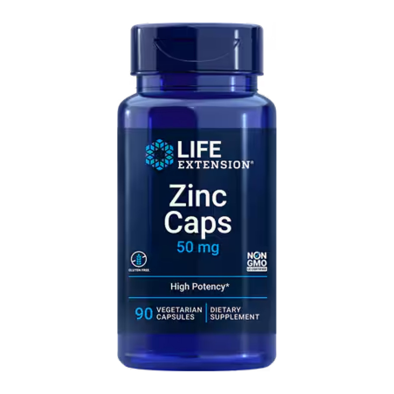 Цинк, Zinc Caps 50mg - 90 veg caps