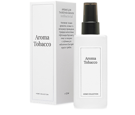 Аромат для туалетної кімнати AROMA TOBACCO Antibacterial (125 мл в коробці)