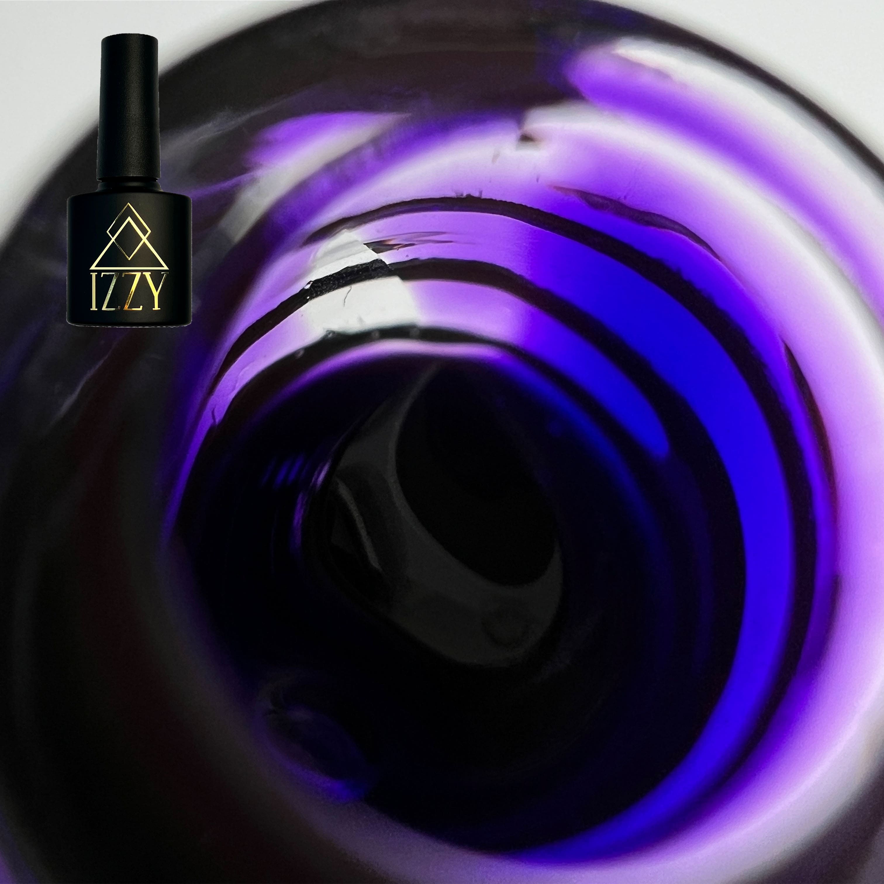 IZZY Bloom Violet фіолетовий вітражний гель-лак, 10ml